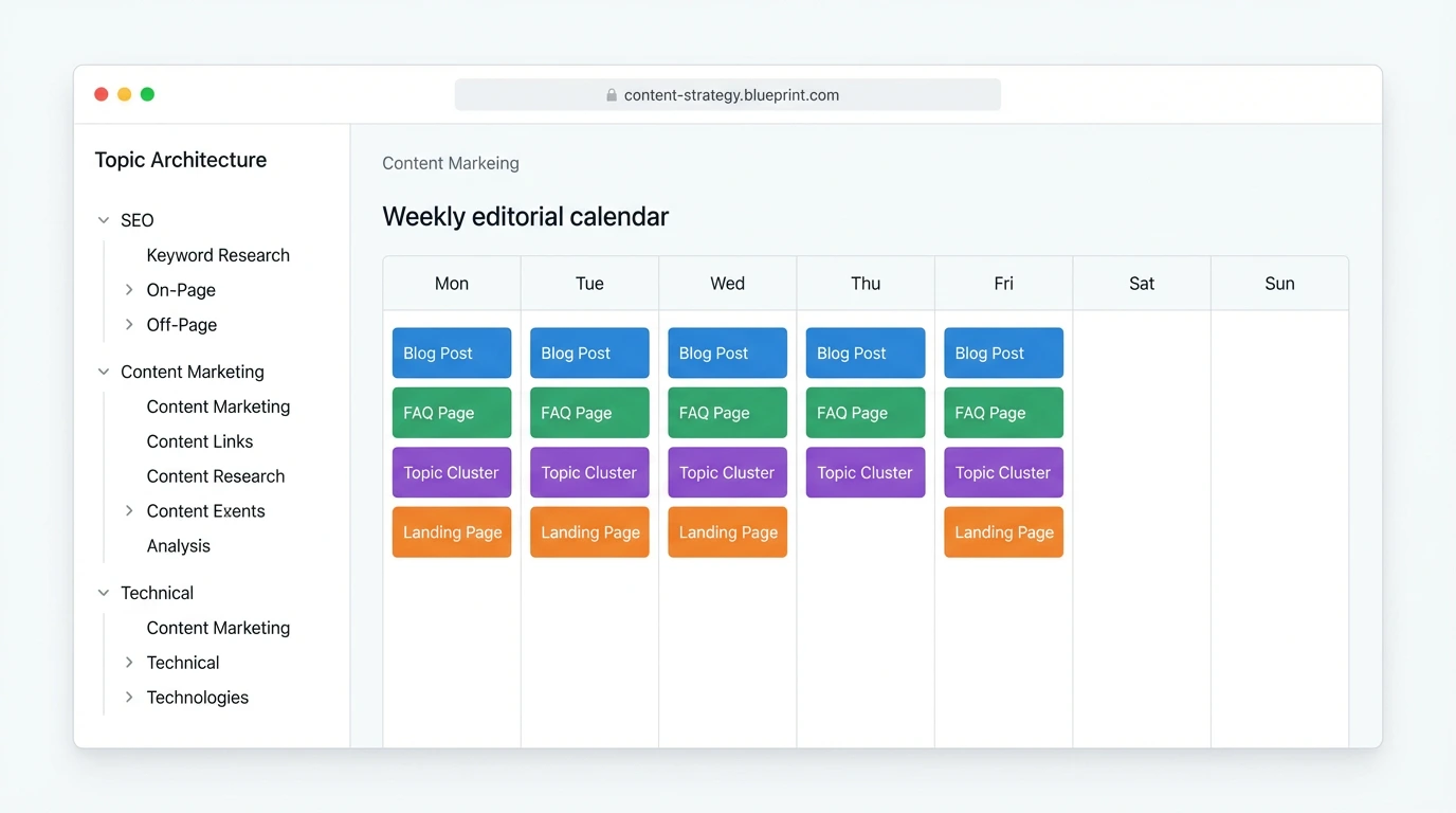 Content architecture blueprint for AI citation optimization