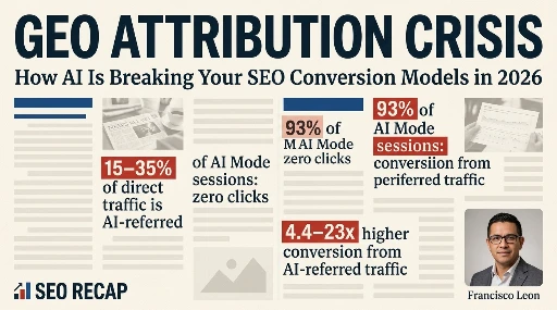 The GEO Attribution Crisis: How Flawed AI Tracking Is Breaking SEO Conversion Models in 2026