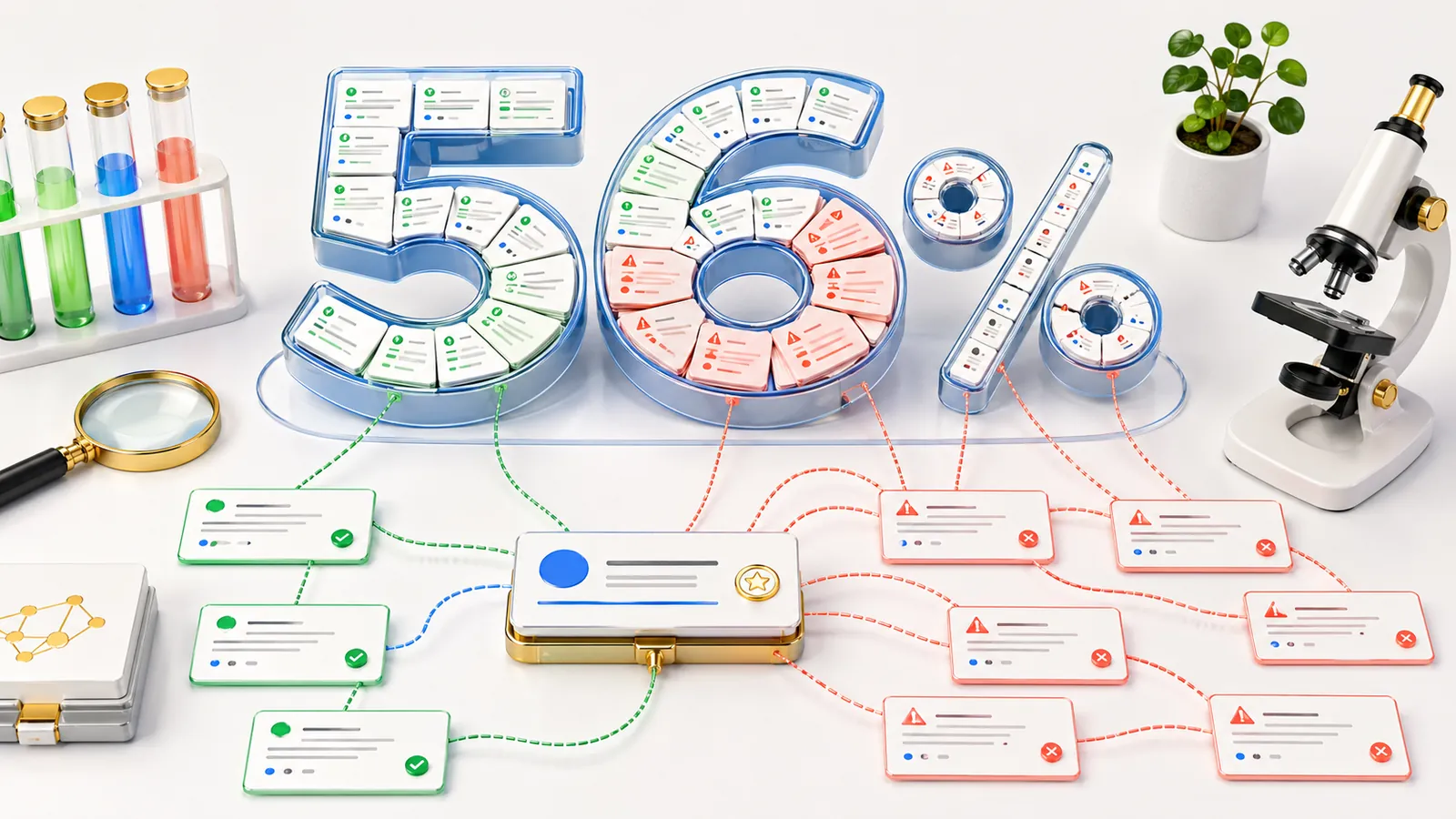 56% of correct AI Overview answers cite sources that don't support the claims — ungrounded citations analysis
