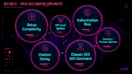 Risks and limitations of agentic SEO tools