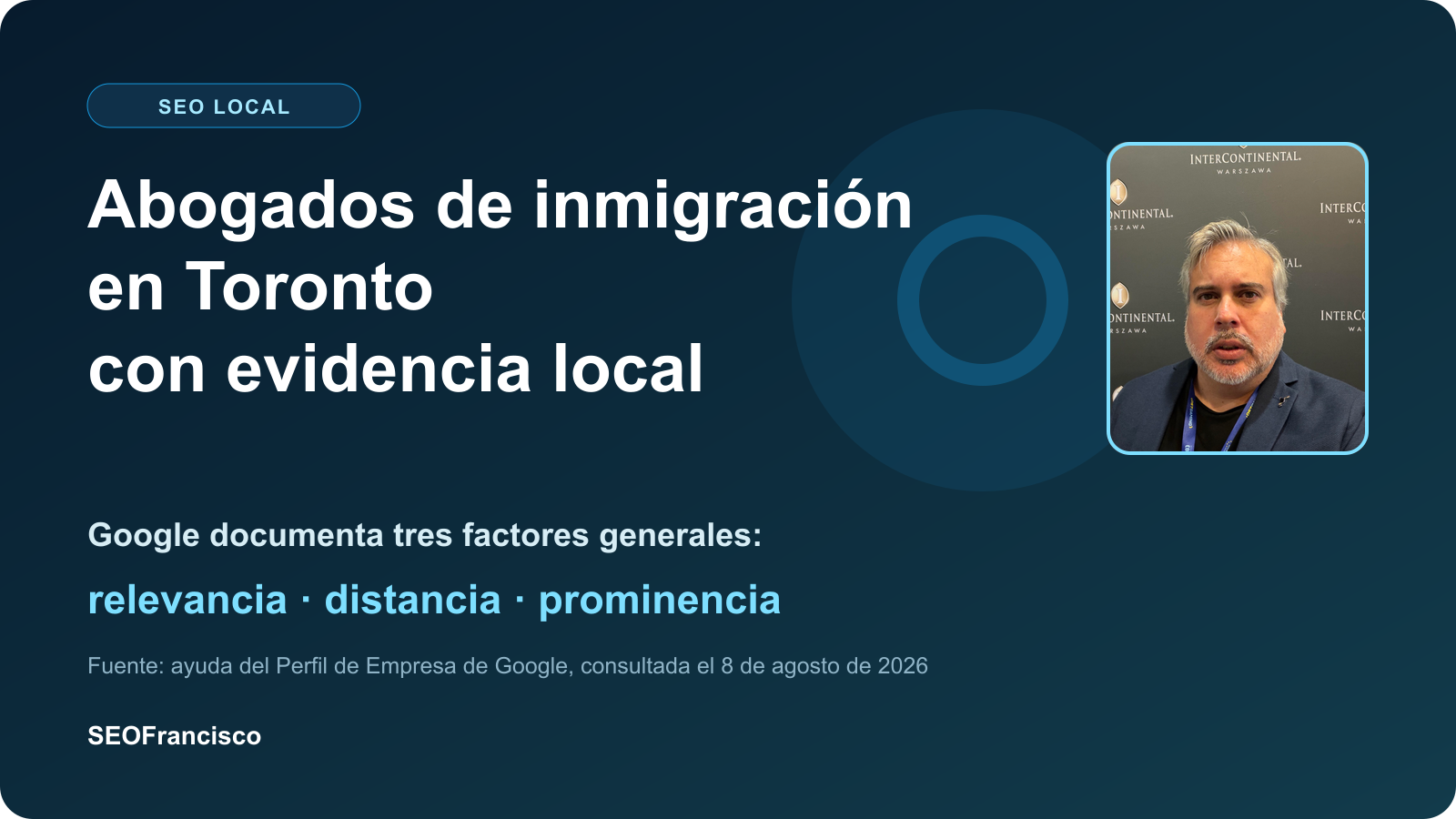 SEO local para abogados de inmigración en Toronto